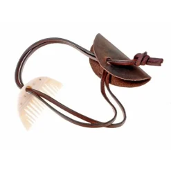 Germanic Bartkamm Mit Lederscheide