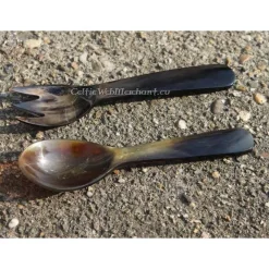 Horn Besteck -Celtic Web Merchant Geschaft horn besteck 2