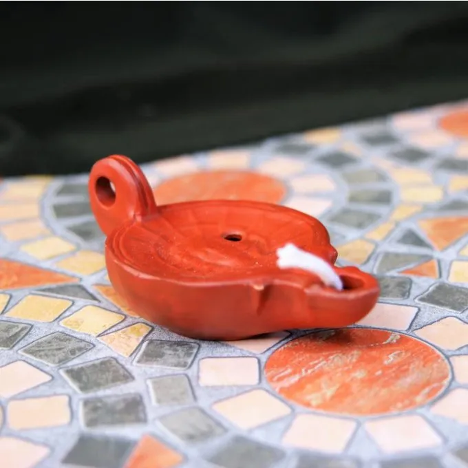 Römische Öllampe Helios 5 Römische Öllampe Helios – Bild 5