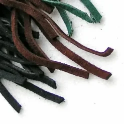 Velourleder Spitze Schwarz 5 Mm X 1 M